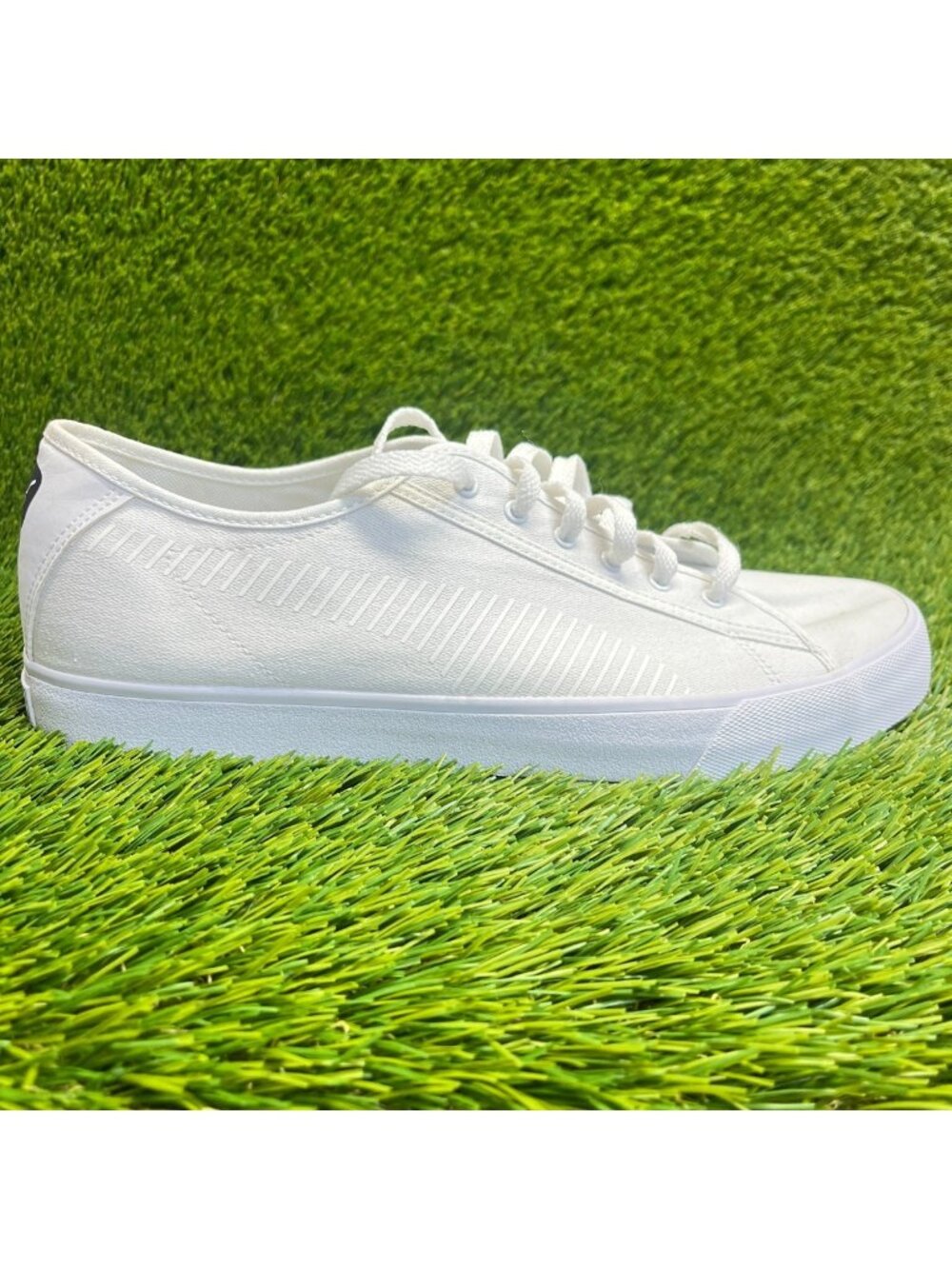 Puma Bari Mens Size 11.5 White Athletic Skateboarding Walking Shoes Sneakers